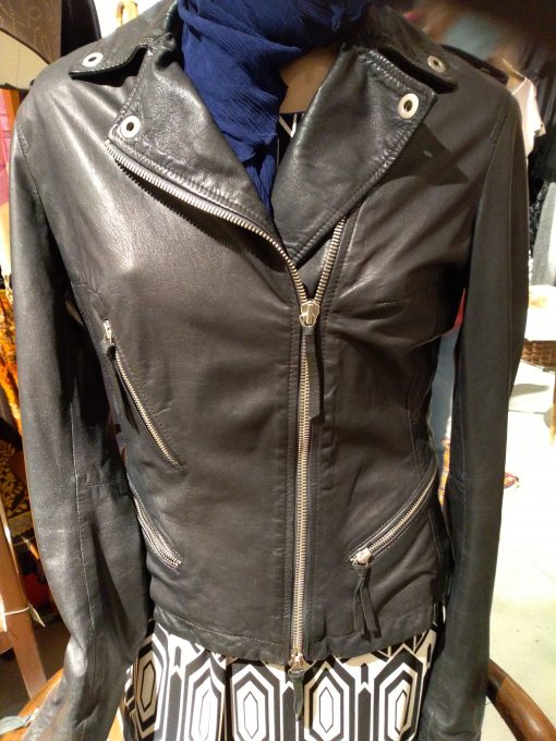 Lederjacke